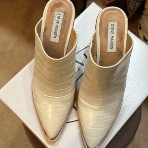 NWOB Steve Madden Alanna Western Mules - gently worn.